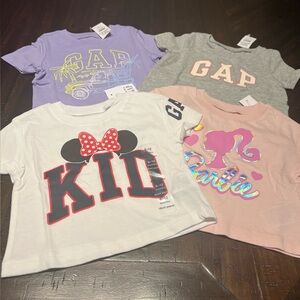 GAP Baby Girl Short Sleeve Shirts and Shorts Size 6-12 months bundle